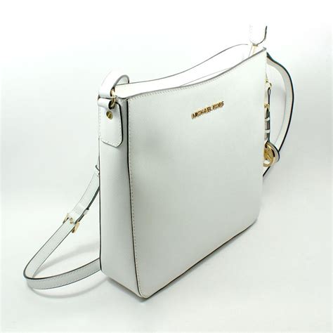 michael kors white bags|michael kors white crossbody bag.